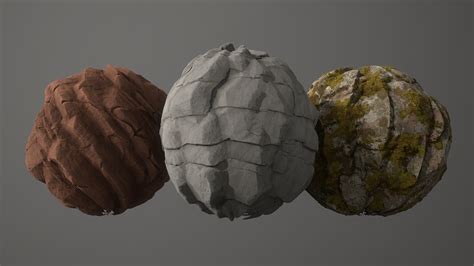 Pack of Rock Textures PBR - Blender Market