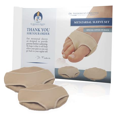 Buy Dr Frederick S Original Gel Pad Metatarsal Sleeves 2 Pieces