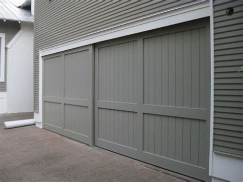 Gray Sliding Garage Doors Randolph Indoor And Outdoor Design