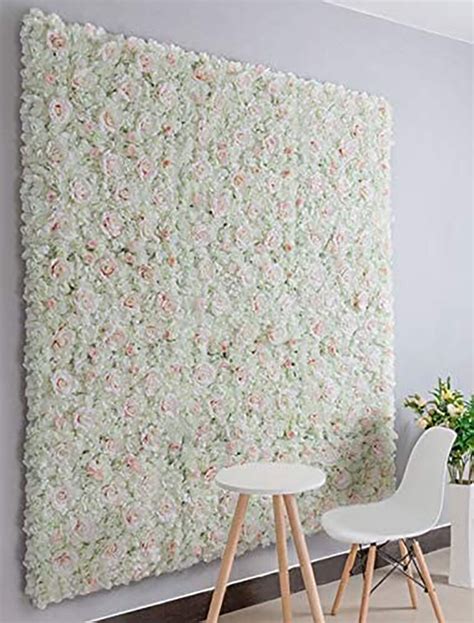 Artificial Flower Wall Panels Flower Wall Mat Silk Rose Flower Panels