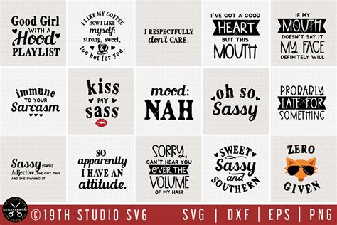 Sassy Quotes Svg Bundle Mb61 Craft House Svg