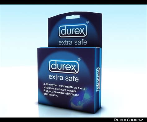 Durex Condom 3d Model Flatpyramid