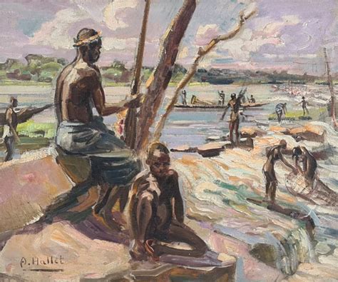 At Auction André Hallet André HALLET 1890 1959 Le fleuve Congo à