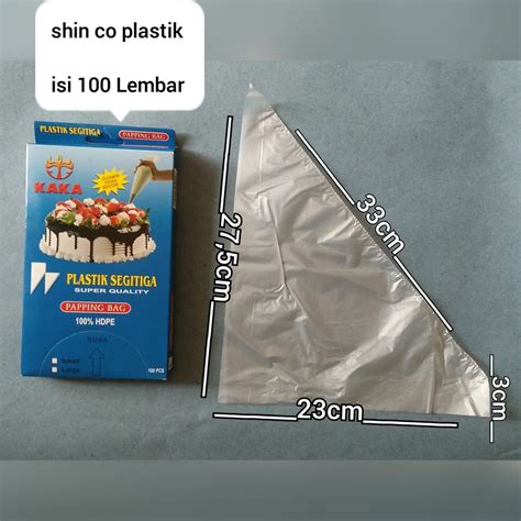 Jual Plastik Segitiga Papping Bag Plastik Kue Plastik Ultah Isi