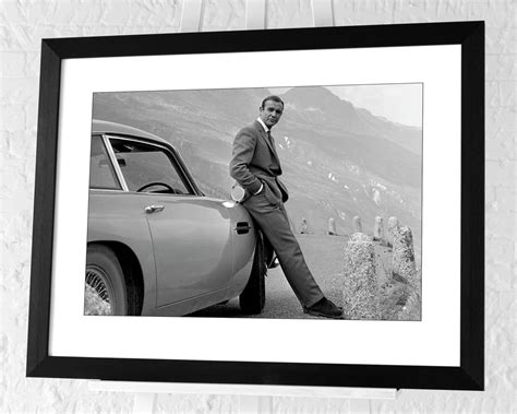 James Bond Aston Martin Pre Framed Art Print The Art Group