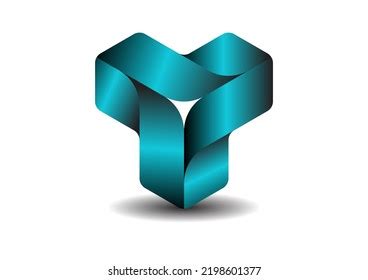 3d Logo Design Template Blue Black Stock Illustration 2198601377 ...