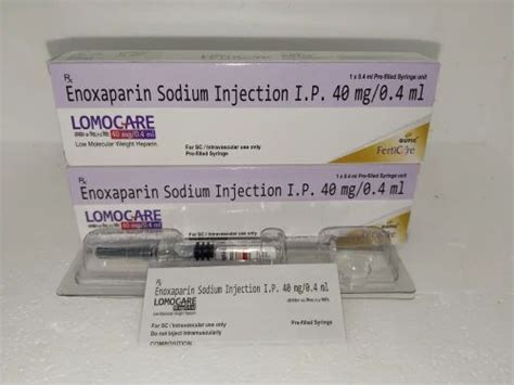 Lomocare Mg Ml Enoxaparin Injection At Rs Piece Enoxaparin