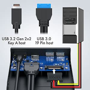 Amazon GRAUGEAR 3 5 Inch Front Panel USB C Hub SD MicroSD