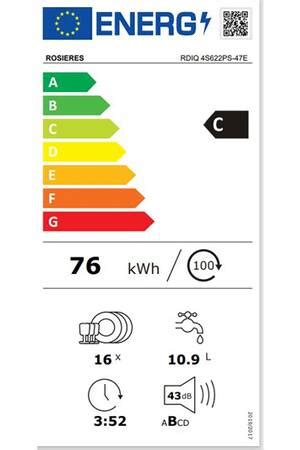 Lave Vaisselle Encastrable Rosieres Rdiq S Ps E Encastrable