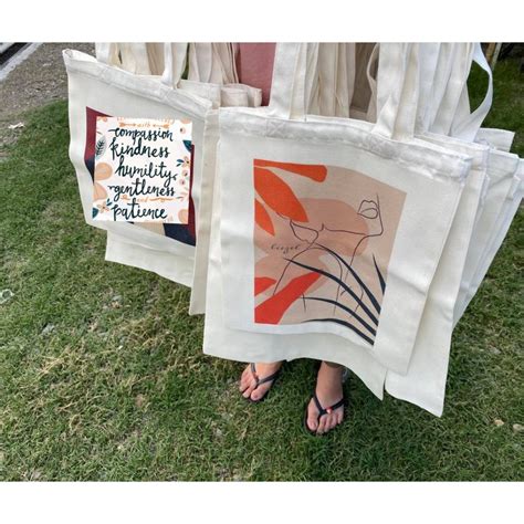 Personalized Tote Bag Flat High Quality Katsa Canvas Souvenir Giveaway