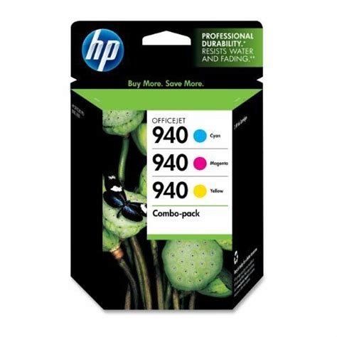 HP CN065FN 940 3 Pack Cyan Magenta Yellow Original Ink Cartridges