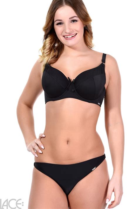 Lace Nessa Bikini Tanga Trusse Nessa Negra Lace Dk