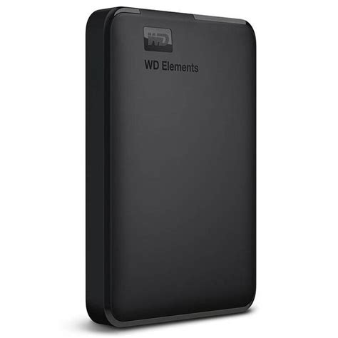 Western Digital 500 ГБ Внешний жесткий диск (WDBUZG0000BBK-OEM), черный ...