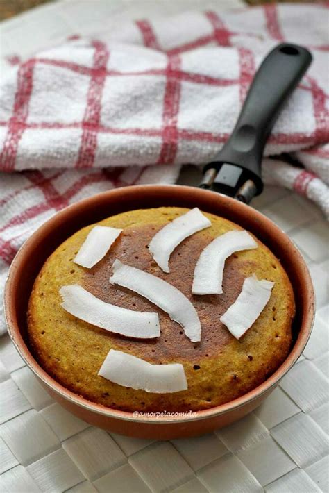 BOLO DE ABÓBORA COCO DE FRIGIDEIRA Receitas saudáveis a Chef