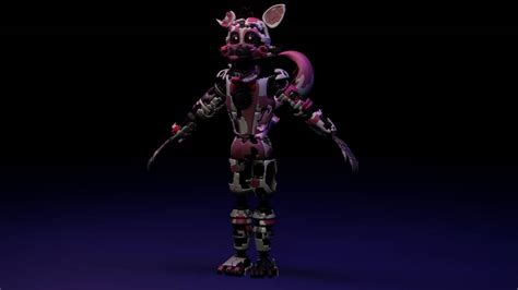 Blenderfnaf Nightmare Funtime Foxy By Puppydog186 On Deviantart