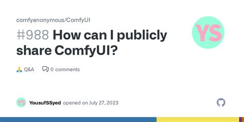 How Can I Publicly Share Comfyui Comfyanonymous Comfyui Discussion