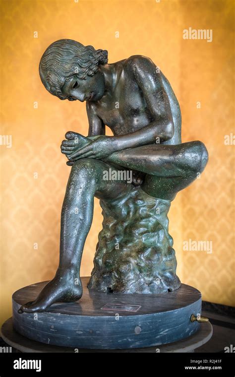 Statue Boy With Thorn Hi Res Stock Photography And Images Alamy