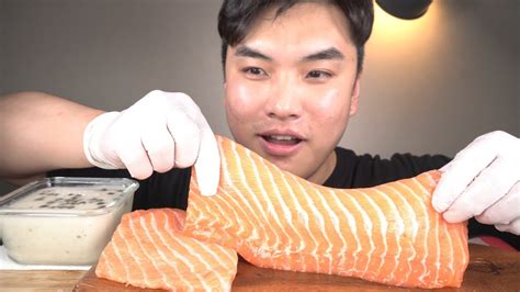 Salmon Asmr Mukbang Eating Show Youtube