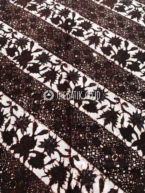 Jual Kain Batik Jawa Klasik Jogja Motif Cakar Seling Kembang Sogan