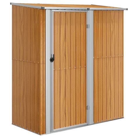 YOSOO Structures extérieures Abri de jardin Marron 180 5x97x209 5 cm