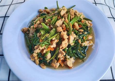 Resep Tumis Kangkung Tempe Oleh Maya Utami Cookpad