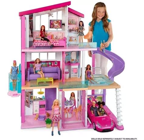 Casa Dos Sonhos Da Barbie Casa Da Barbie Dreamhouse Fhy