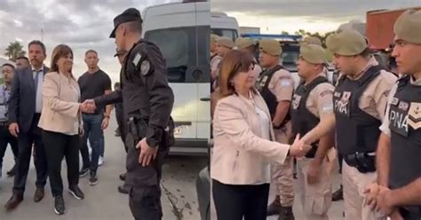 Bullrich Recorri Operativos Y Recibi A Las Fuerzas Federales En