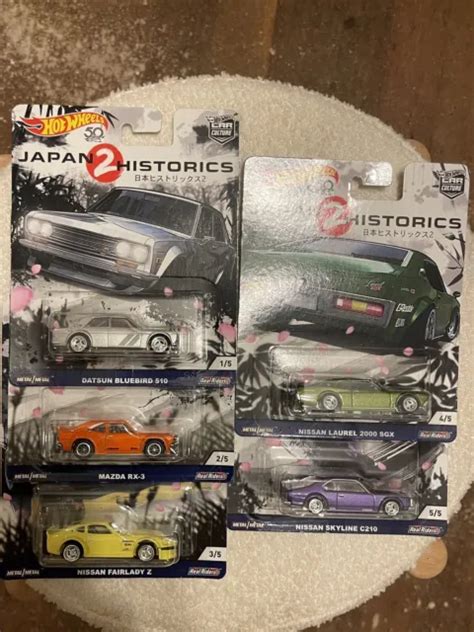 Hot Wheels Premium Car Culture Japan Historics Complete Set Cat Lot