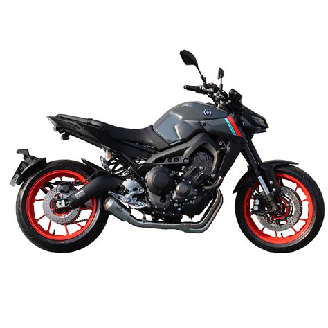 Ponteira Escapamento Esportivo Completo Da Moto Yamaha Mt 09 Inox