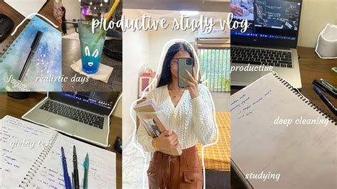 Study Vlog Productive Study Week In My Life Studying Lots Of Note