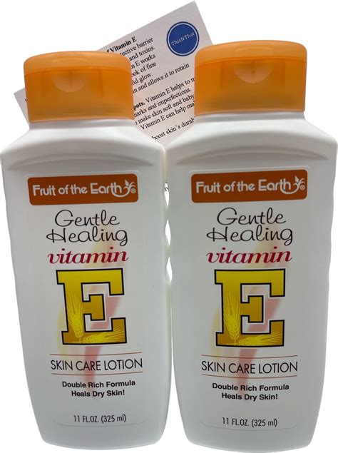 Fruit Of The Earth Vitamin E Skin Care Cream 4 Oz Per Jar