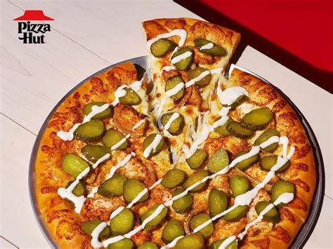 Pizza Hut Introduces A New Pickle Pizza Thats Layered With Extra