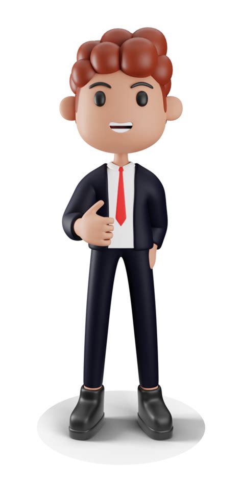 3d Businessman Showing Thumbs Up 12628522 Png