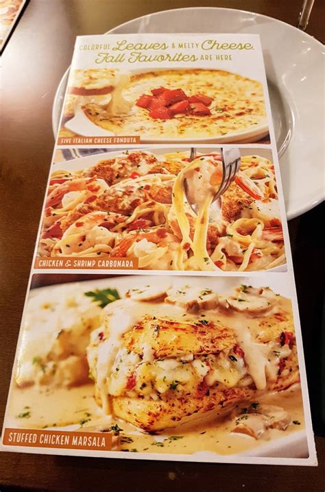 Menu At Olive Garden Italian Restaurant Amherst Maple Rd