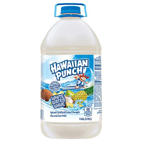 Hawaiian Punch Flavored Juice Drink White Water Wave Gal Juice