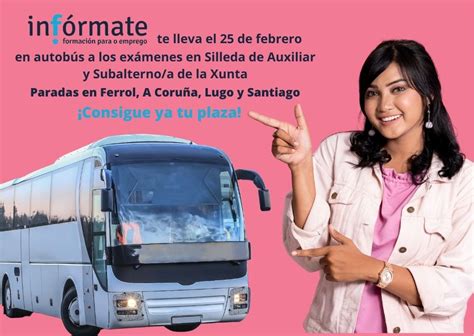 Auxiliar y Subalterno a de la Xunta In fórmate organiza el viaje en