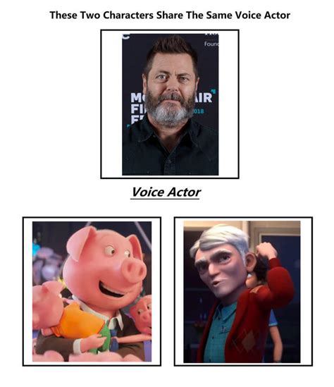 Same Voice Actor Meme - Nick Offerman by adamhatson on DeviantArt