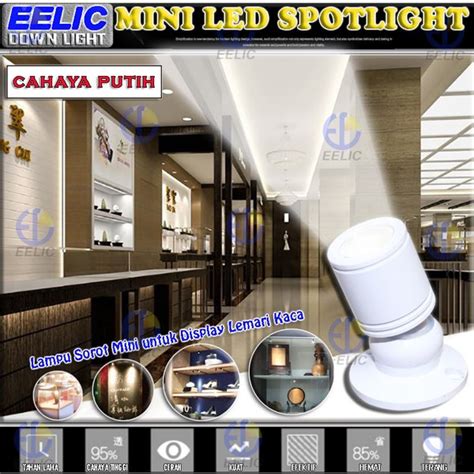 Jual EELIC LAU CK6601 LAMPU MINI LED DOWNLIGHT CAHAYA PUTIH 6500K MINI