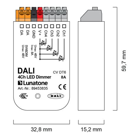 Lunatone Dali Led Dimmaktor Cv Dt Up Fach A Online