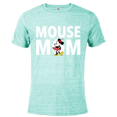 Disney Minnie Mouse Mom Short Sleeve Blended T Shirt For Adults