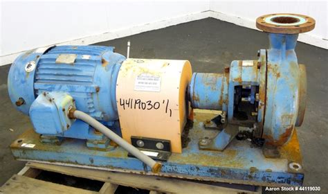 Used Ingersoll Rand Centrifugal Pump Size X X