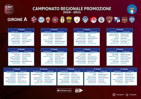 Svelati I Calendari Di Eccellenza E Promozione In Diretta TV Su Antenna