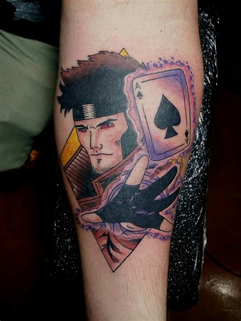 X Men Tattoo Gambit