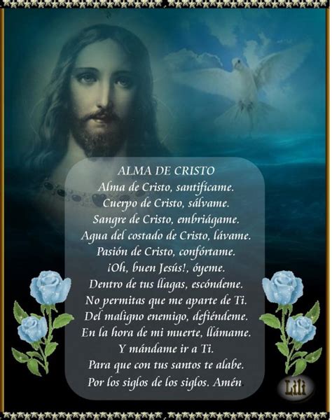 Blog Cat Lico Gotitas Espirituales Oraci N De Alma De Cristo