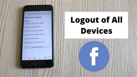 How To Logout Facebook From All Devices Mobile 2020 Youtube