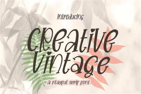 CREATIVE Vintage Font Download - FontsPad.com