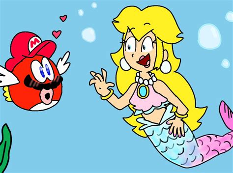 Mermaid Peach By Spongedude18 On Deviantart