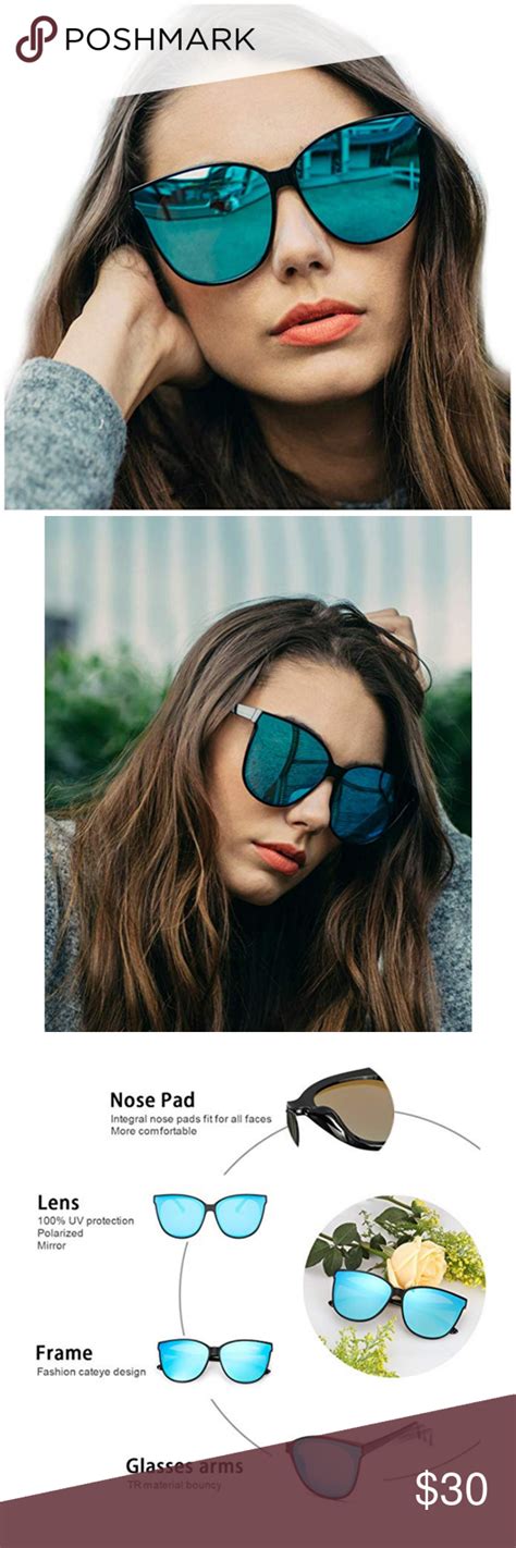 Cat Eyes Sunglasses For Women Polarized Oversized Cat Eye Sunglasses