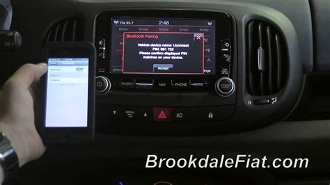 2014 FIAT 500L Pairing A Bluetooth Device How To By FIAT