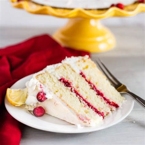 Lemon Cranberry Cake Recipe Sugar Spices Life